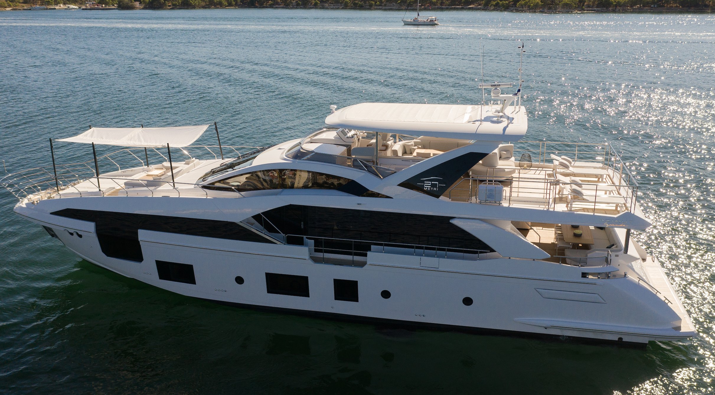 New luxury 5 cabin crewed motor yacht for charter Croatia, Adriatic