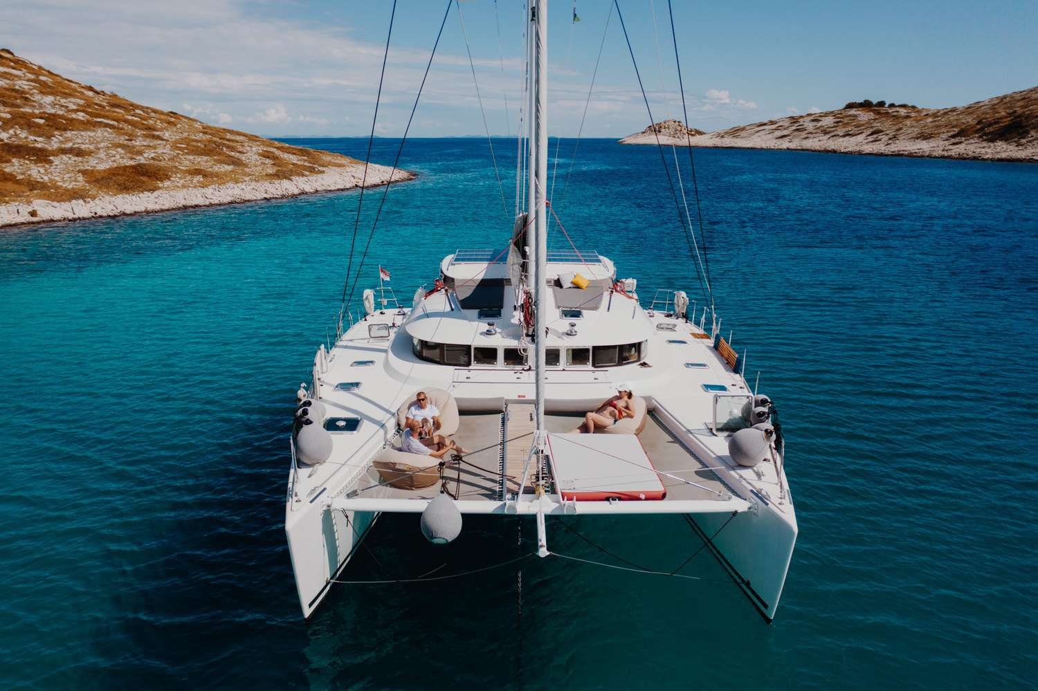 Affordable luxury crewed catamaran charter - Ideal for families