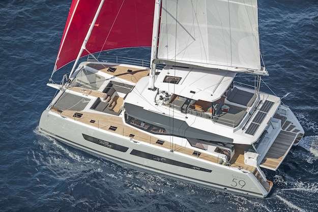 New 60ft catamaran with crew for charter in Greece, for 10 pax